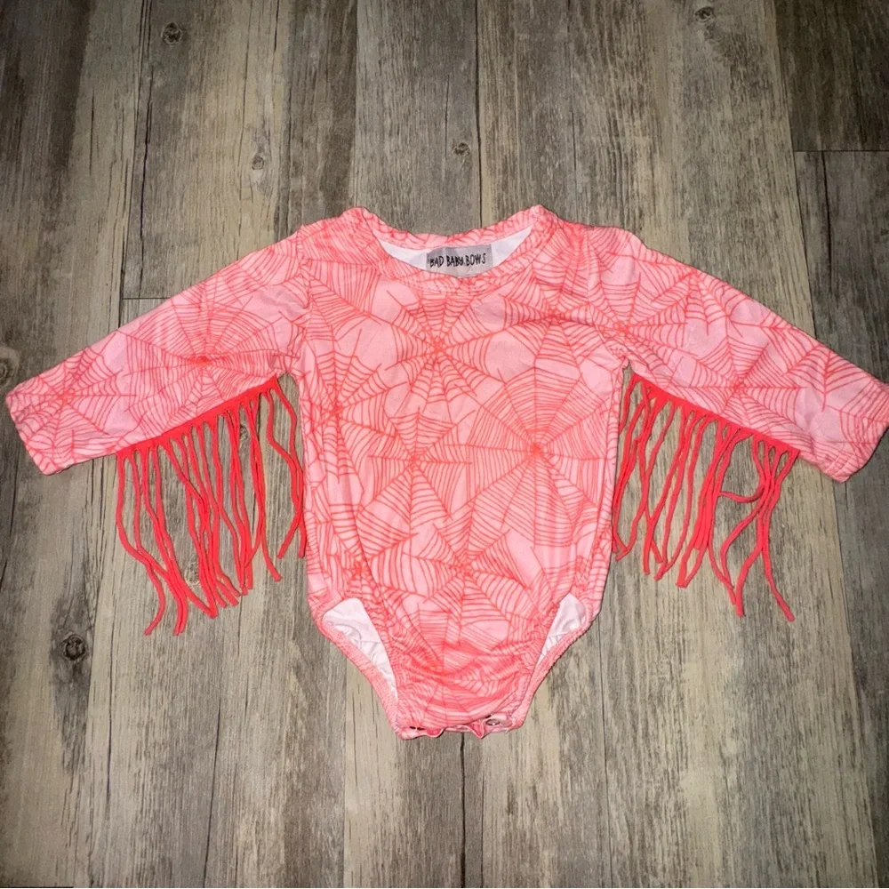 Spider Web Fringe Kids Halloween Costume